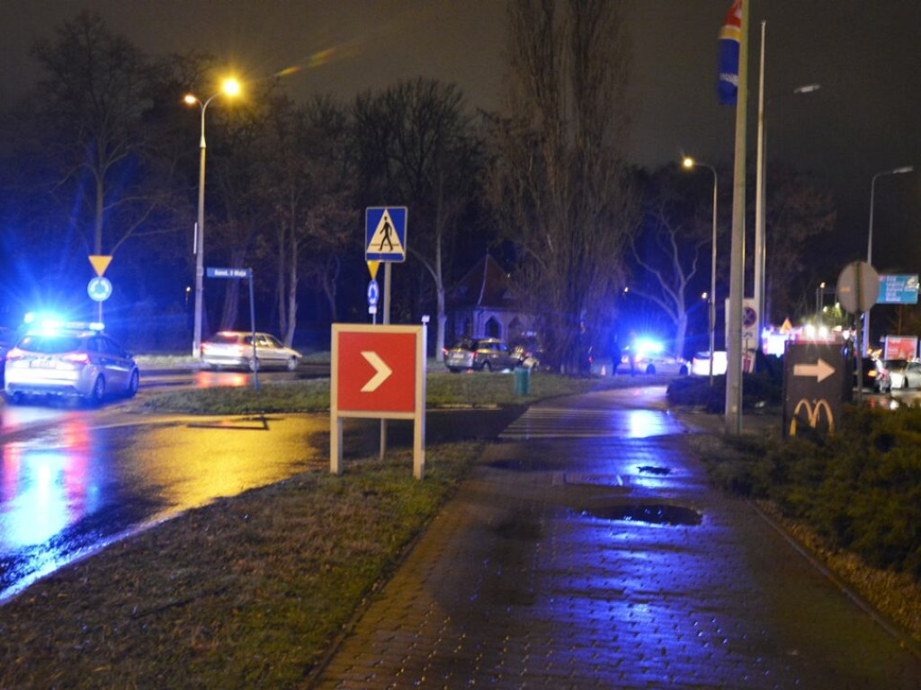 Kolizja na rondzie Konstytucji 3 Maja