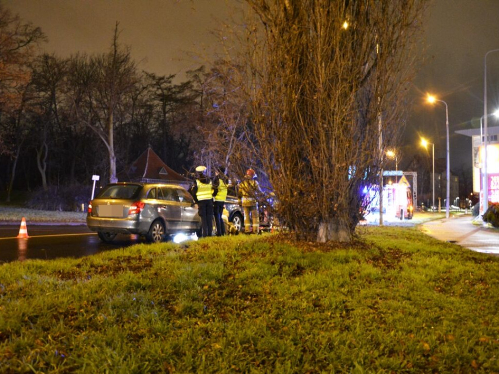 Kolizja na rondzie Konstytucji 3 Maja