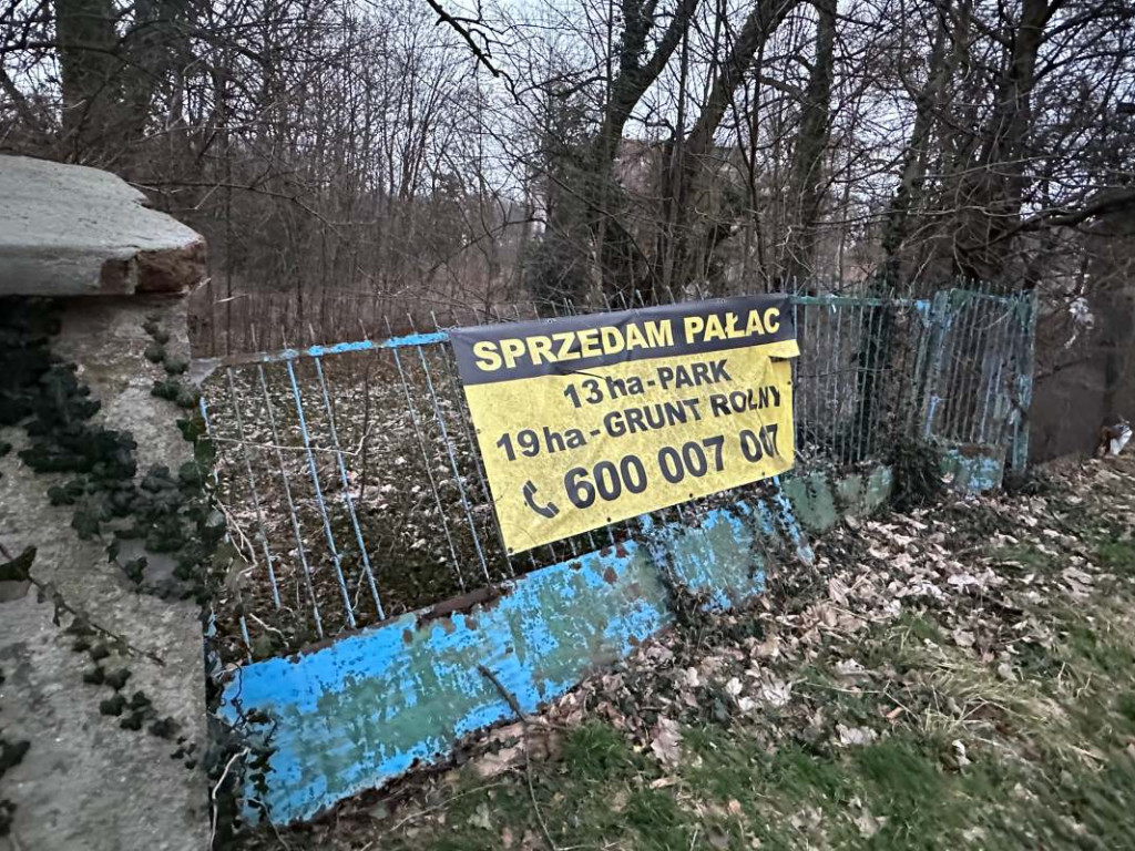 Pałac detektywa Rutkowskiego w Szczepowie nie wypiękniał. Co dalej? Kupca nie ma, są za to podatki do zapłacenia
