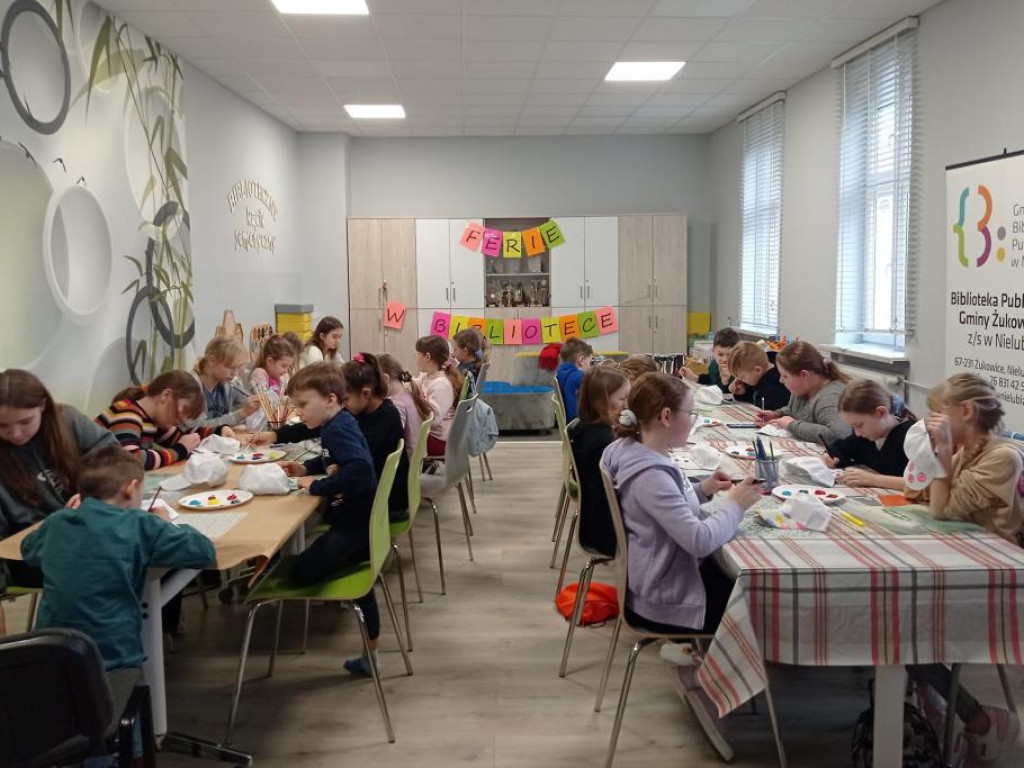 Podsumowanie ferii zimowych w Gminnej Bibliotece Publicznej w Nielubi i jej filiach