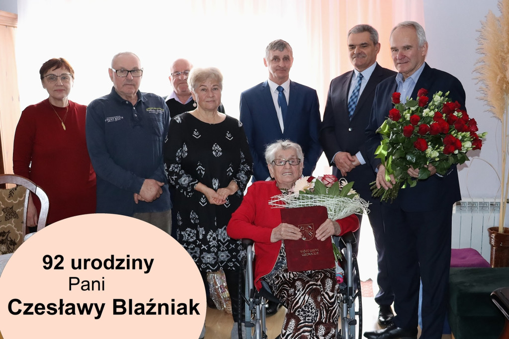 92. urodziny pani Czesławy z Grębocic
