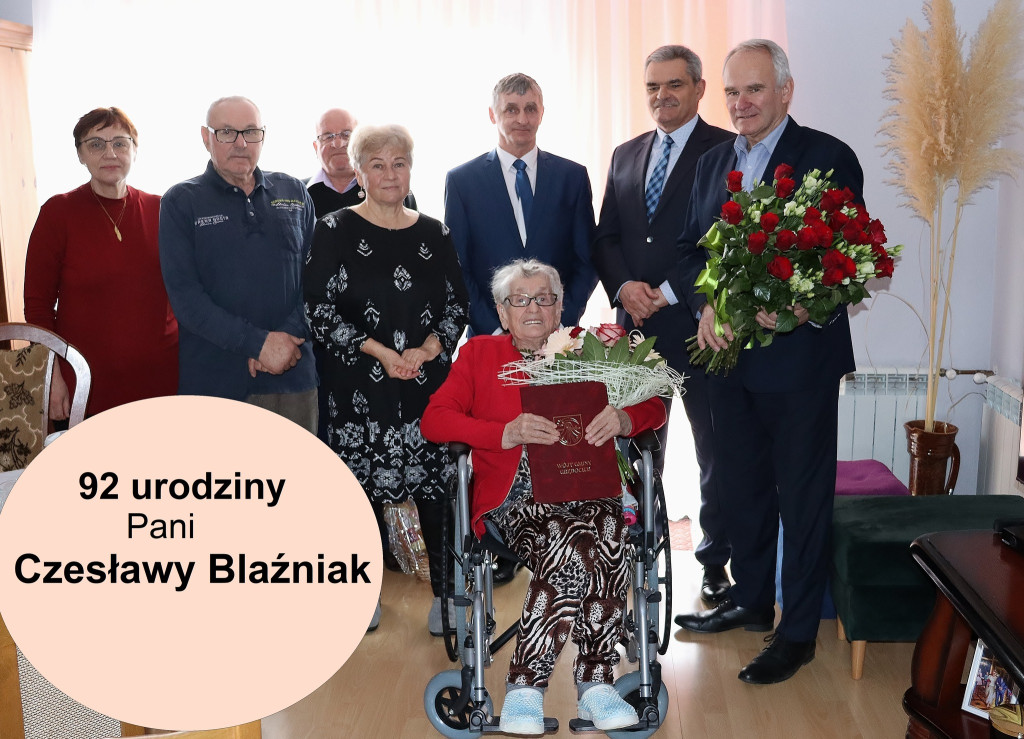 92. urodziny pani Czesławy z Grębocic