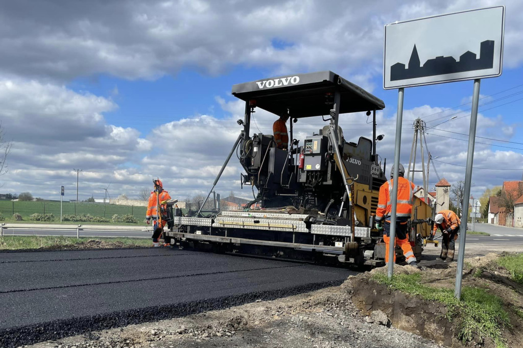 Trwa budowa drogi Nielubia-Bukwica