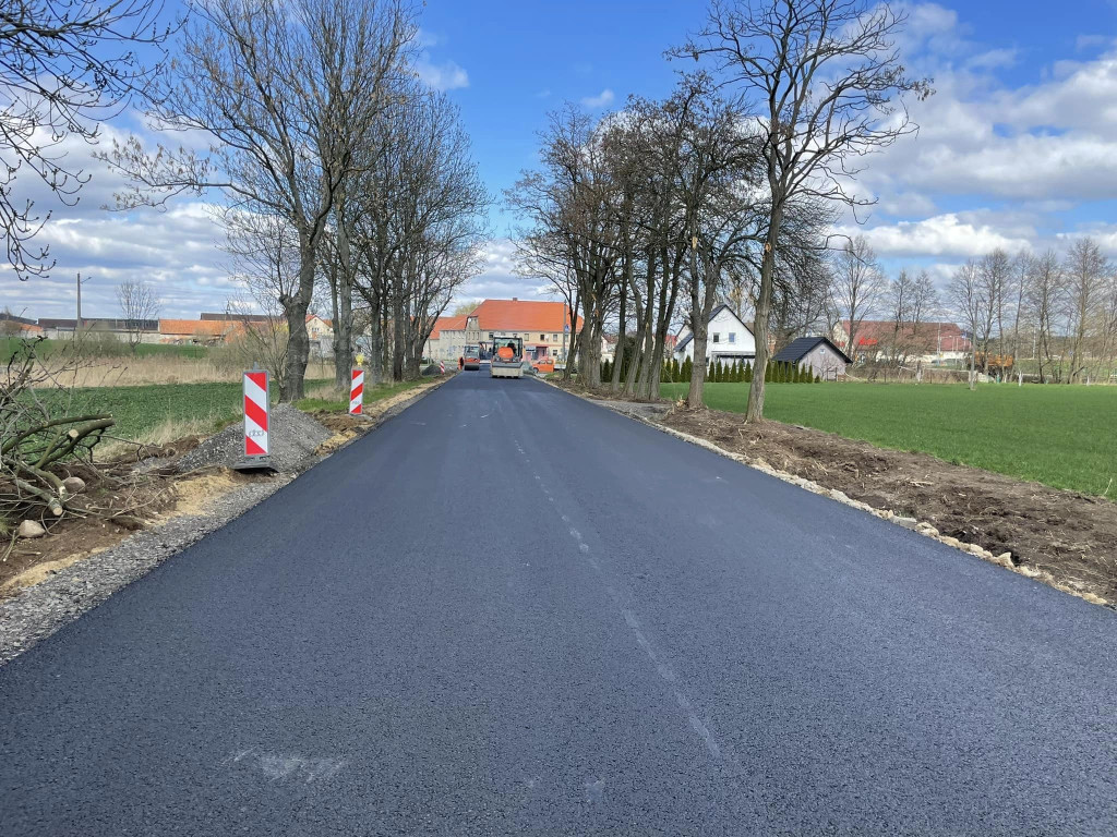 Trwa budowa drogi Nielubia-Bukwica