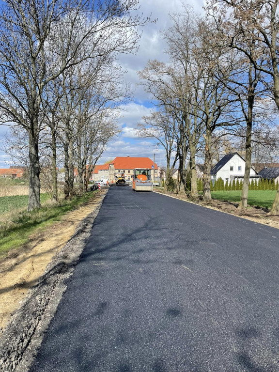 Trwa budowa drogi Nielubia-Bukwica