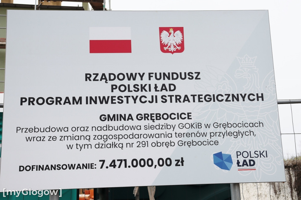 Remont GOK-u w Grębocicach