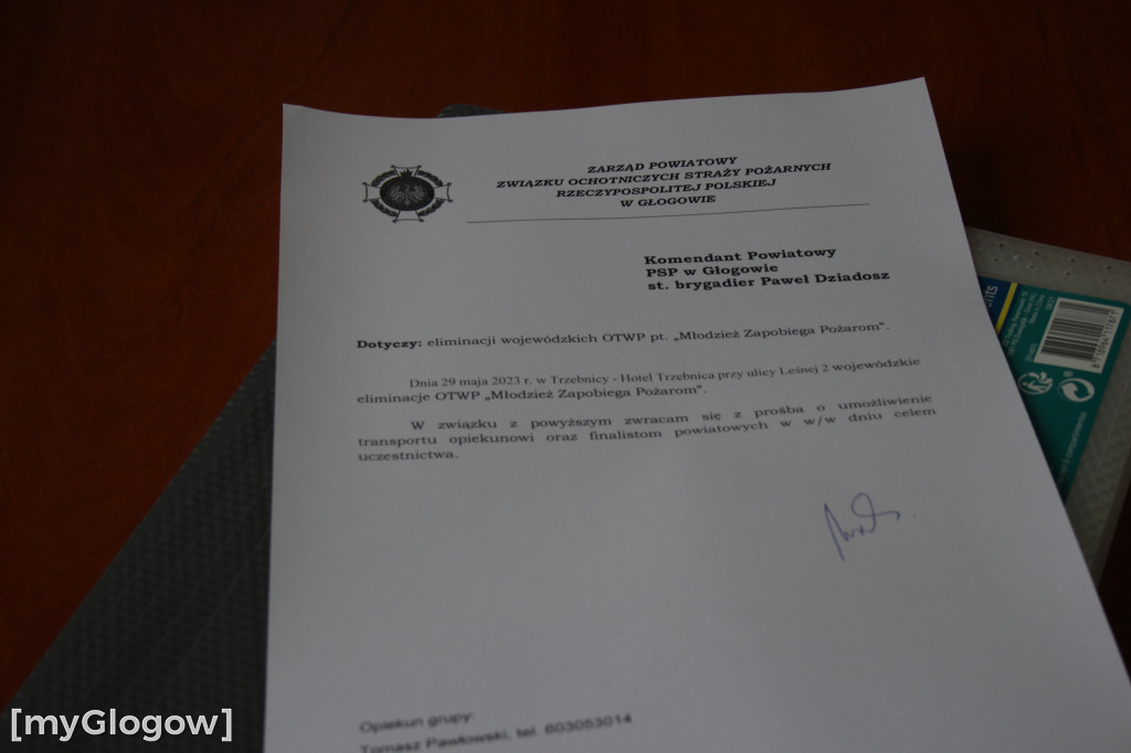 Młodzież zapobiega pożarom
