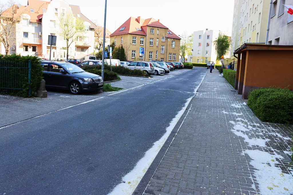 W Głogowie śnieży? Prawie maj, a na Stawnej biało