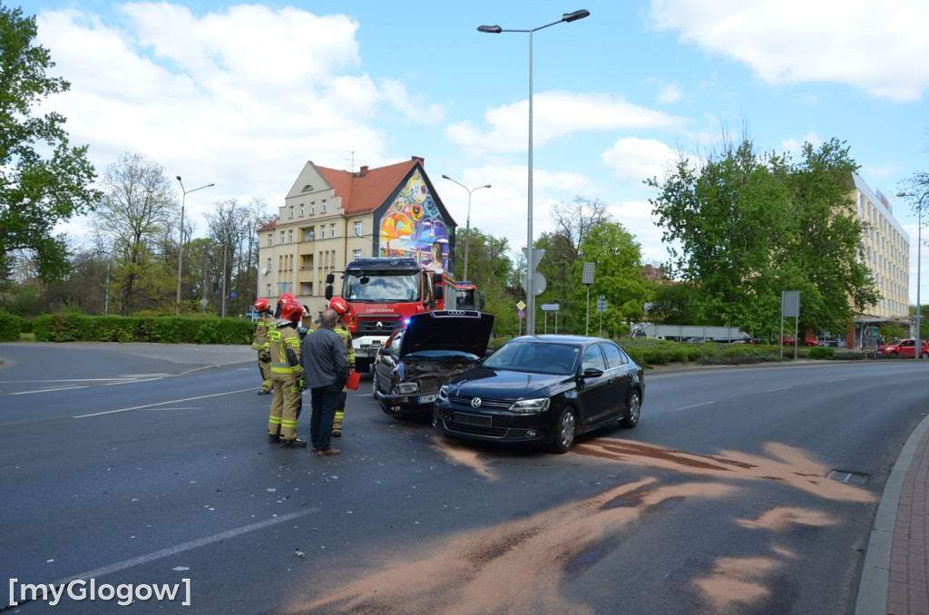 Kolizja na rondzie Konstytucji 3 Maja