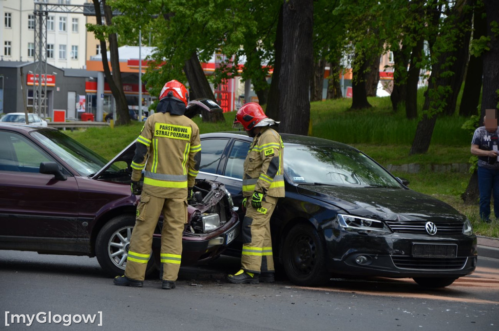 Kolizja na rondzie Konstytucji 3 Maja