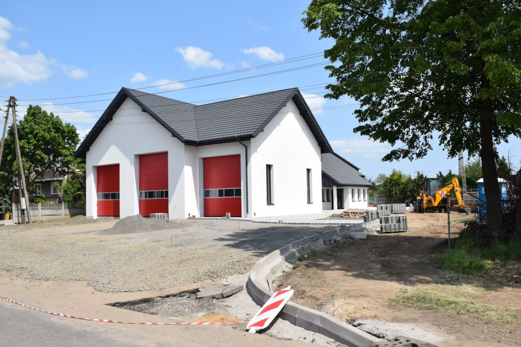 Zaglądamy na budowę remizy OSP w Serbach