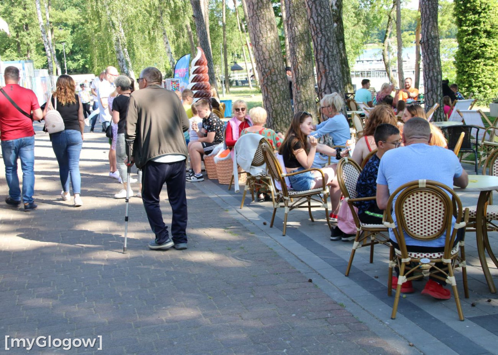 Słońce przyciągnęło tłumy na Sławska plażę