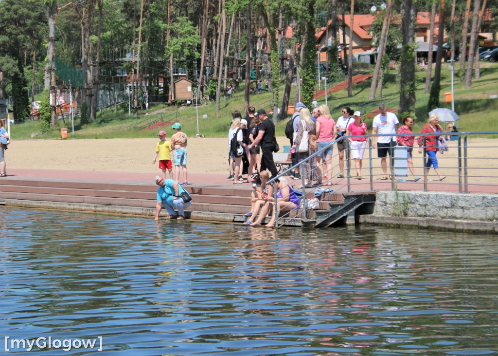 Słońce przyciągnęło tłumy na Sławska plażę