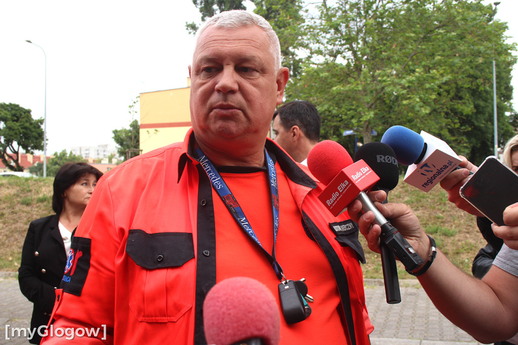 Druga głogowska karetka z elektrycznymi noszami