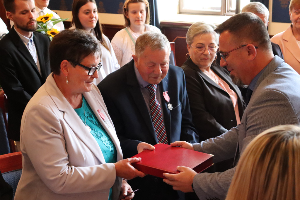 Jubileuszu gratulowali wójtowie gmin i prezydent