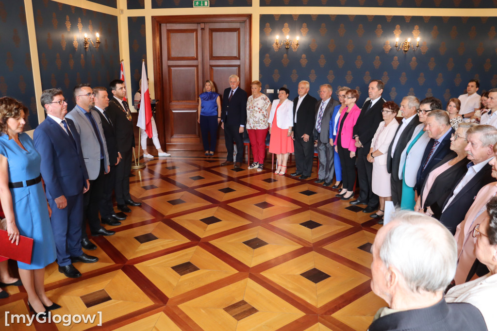 Jubileuszu gratulowali wójtowie gmin i prezydent