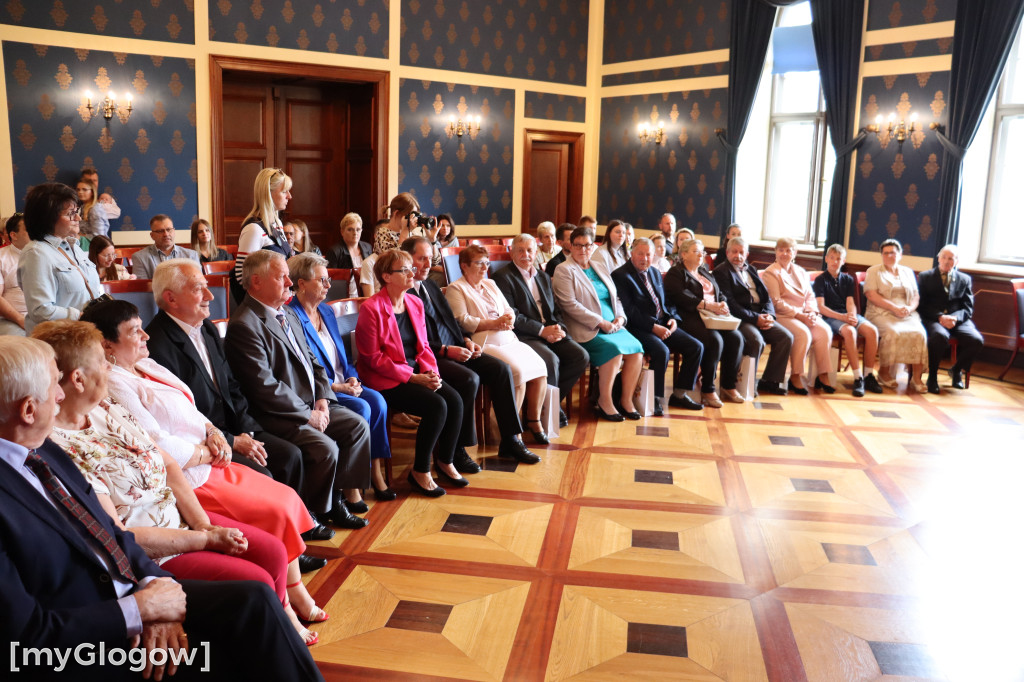 Jubileuszu gratulowali wójtowie gmin i prezydent