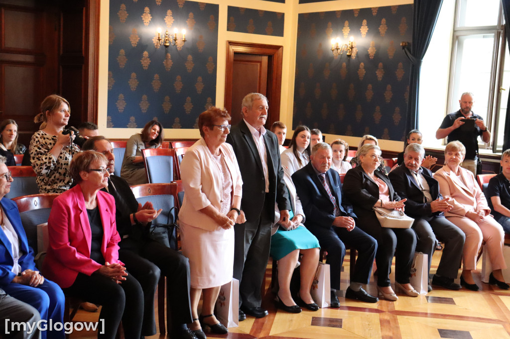Jubileuszu gratulowali wójtowie gmin i prezydent