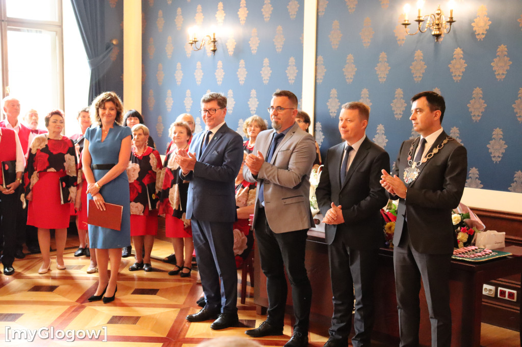 Jubileuszu gratulowali wójtowie gmin i prezydent