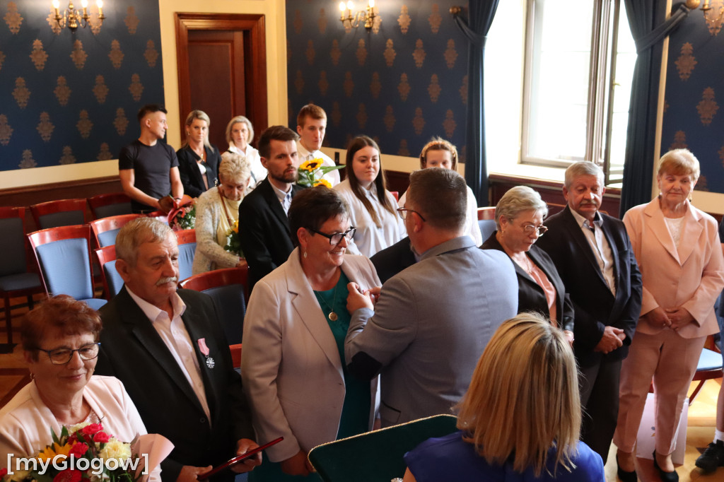 Jubileuszu gratulowali wójtowie gmin i prezydent
