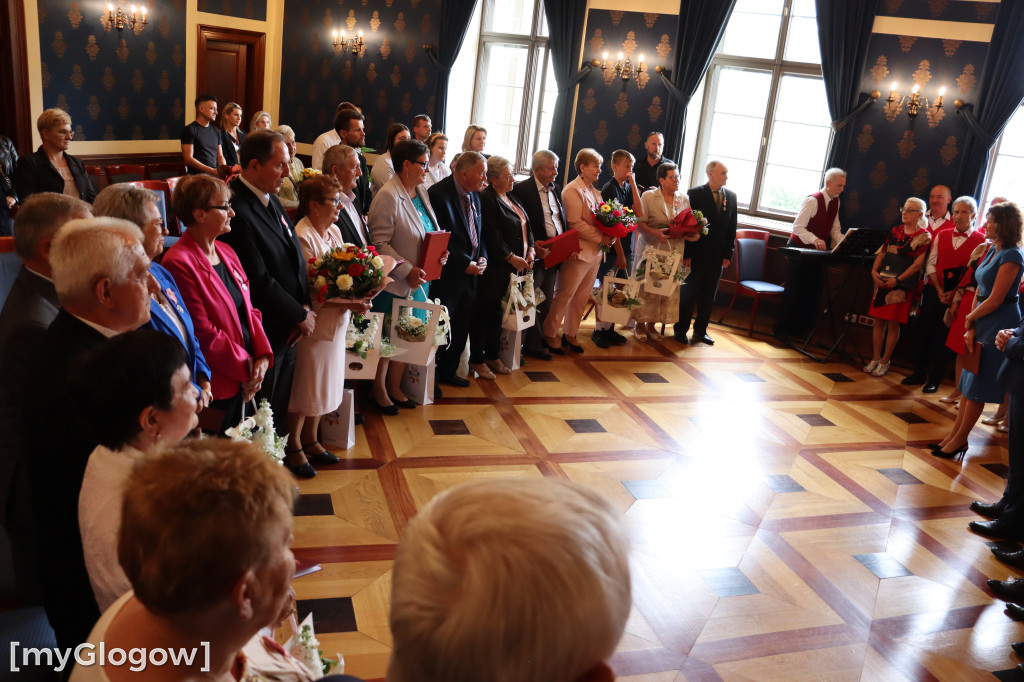 Jubileuszu gratulowali wójtowie gmin i prezydent