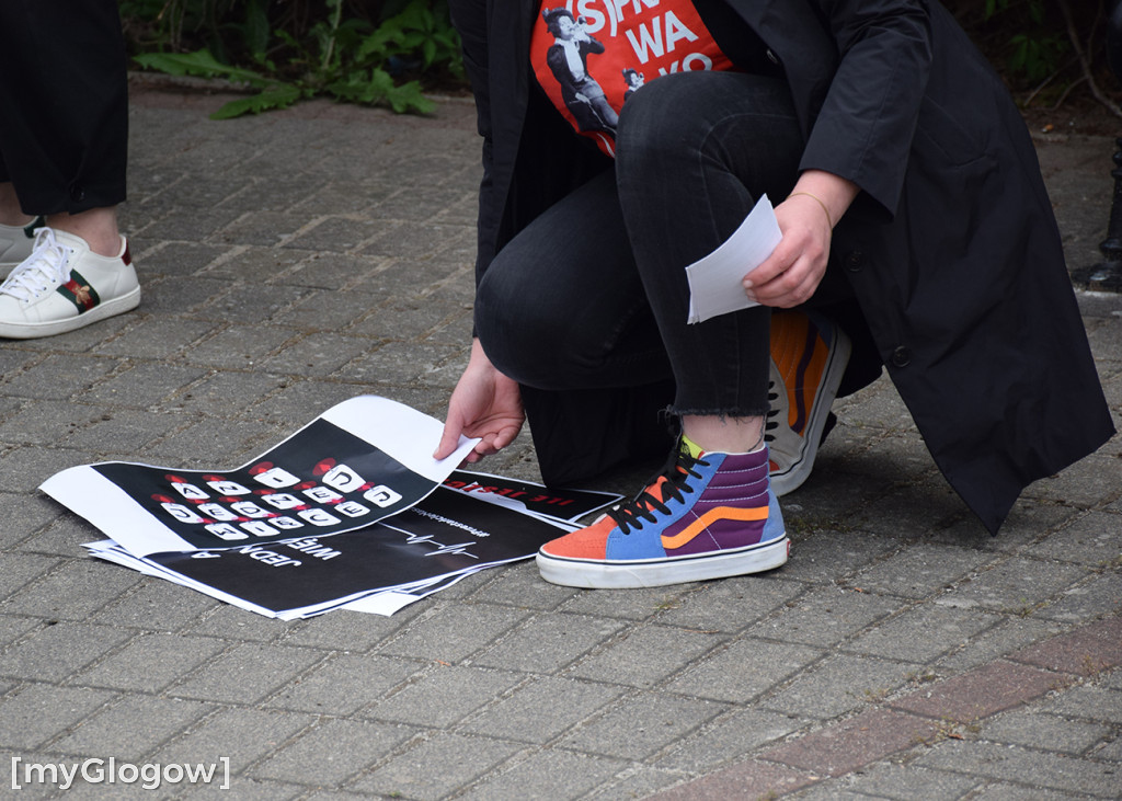 Ani jednej więcej - protest w Głogowie