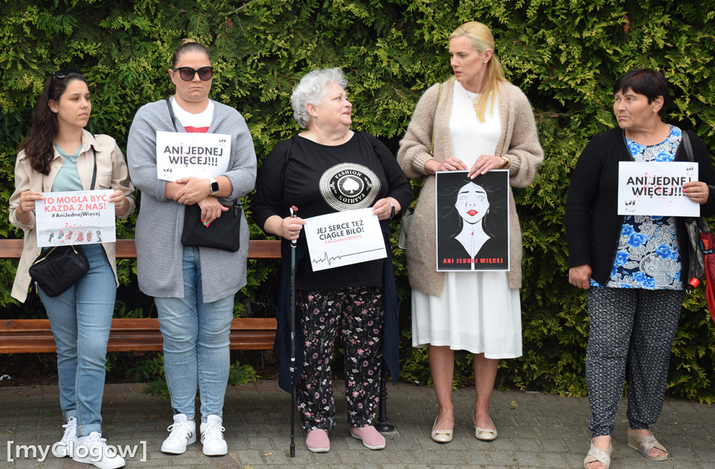 Ani jednej więcej - protest w Głogowie