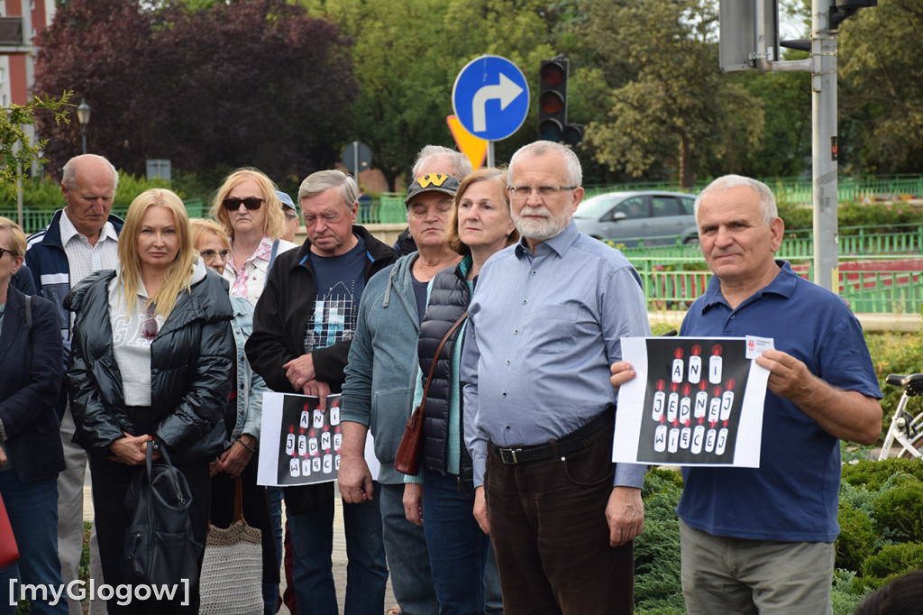 Ani jednej więcej - protest w Głogowie