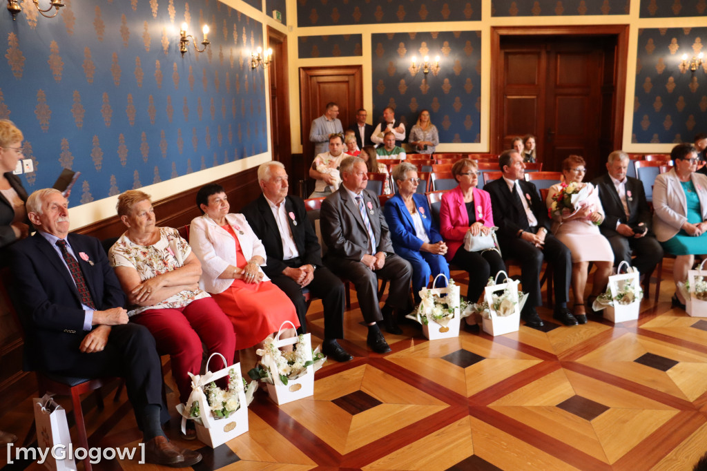 Jubileuszu gratulowali wójtowie gmin i prezydent