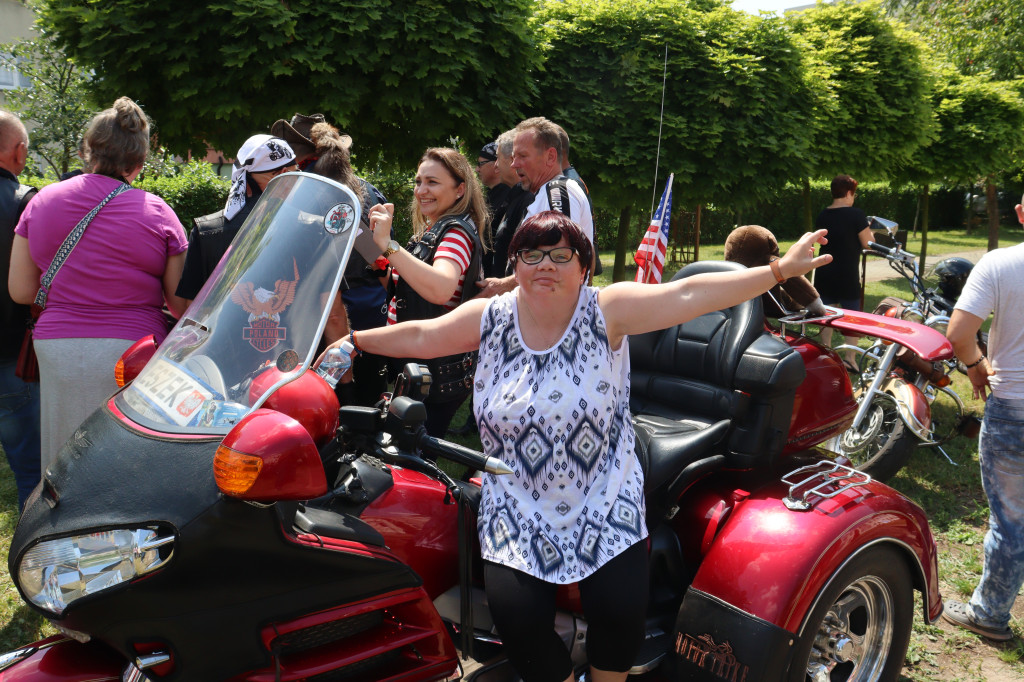 Na imprezię w PŚDS zawitali motocykliści