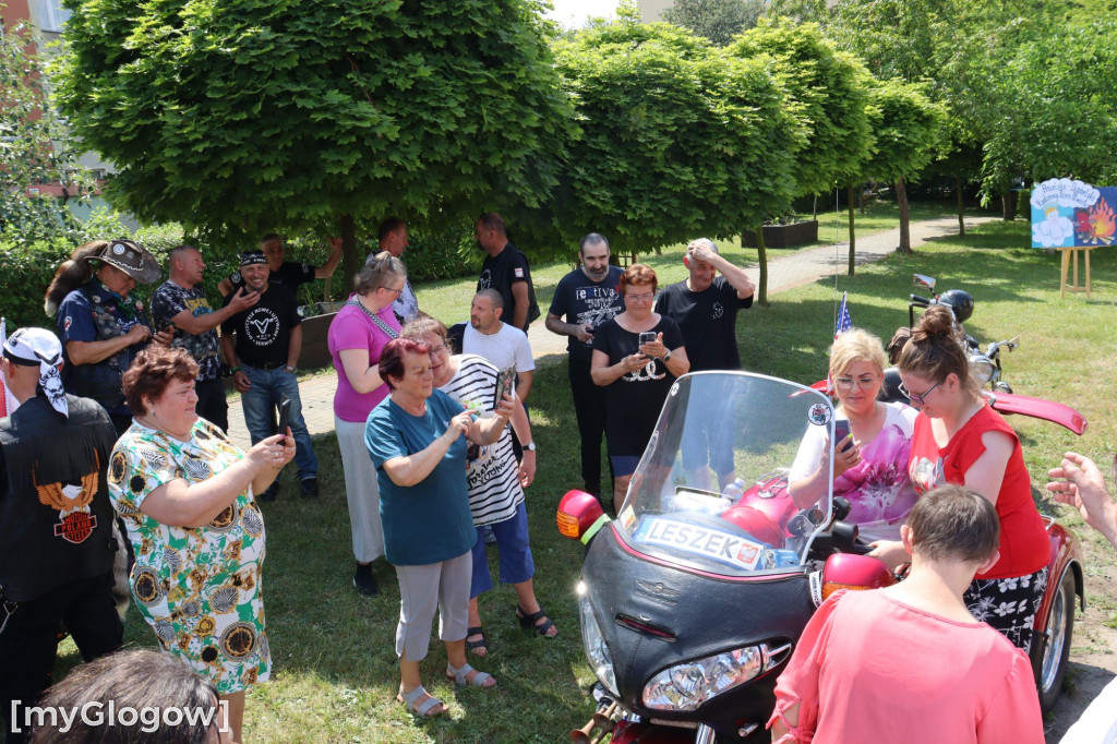 Na imprezię w PŚDS zawitali motocykliści