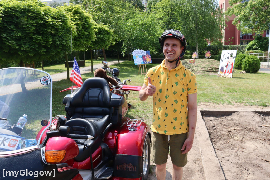 Na imprezię w PŚDS zawitali motocykliści