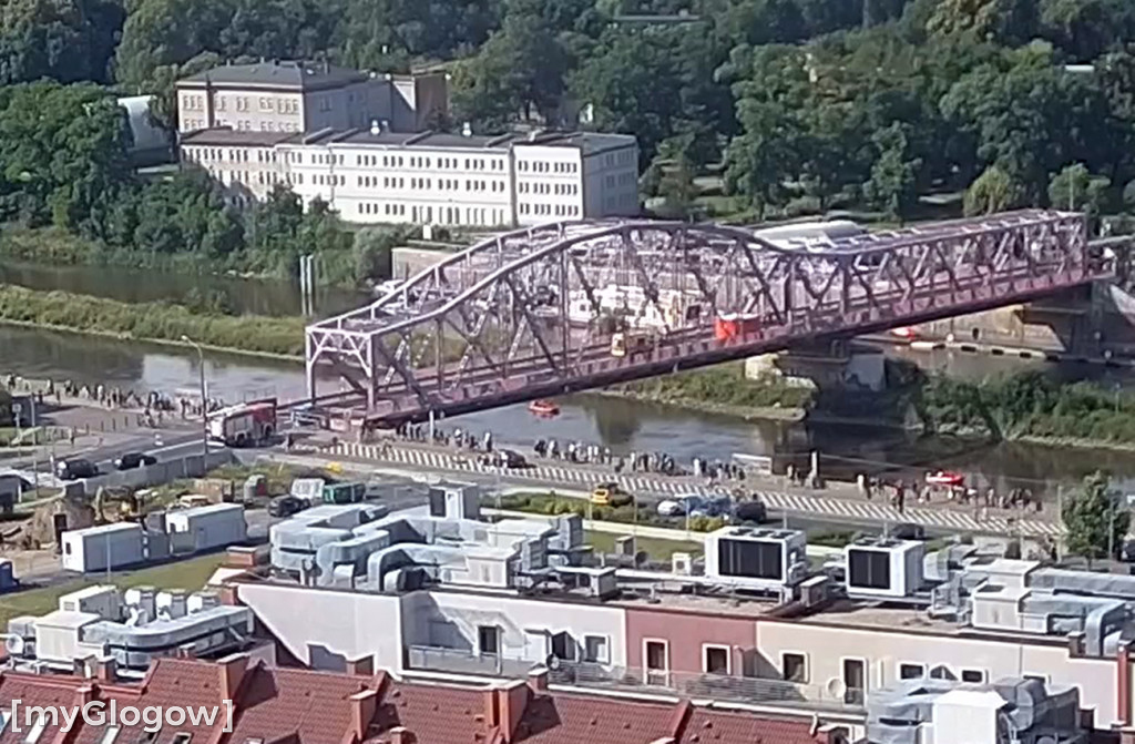 Skoczek na moście w Głogowie