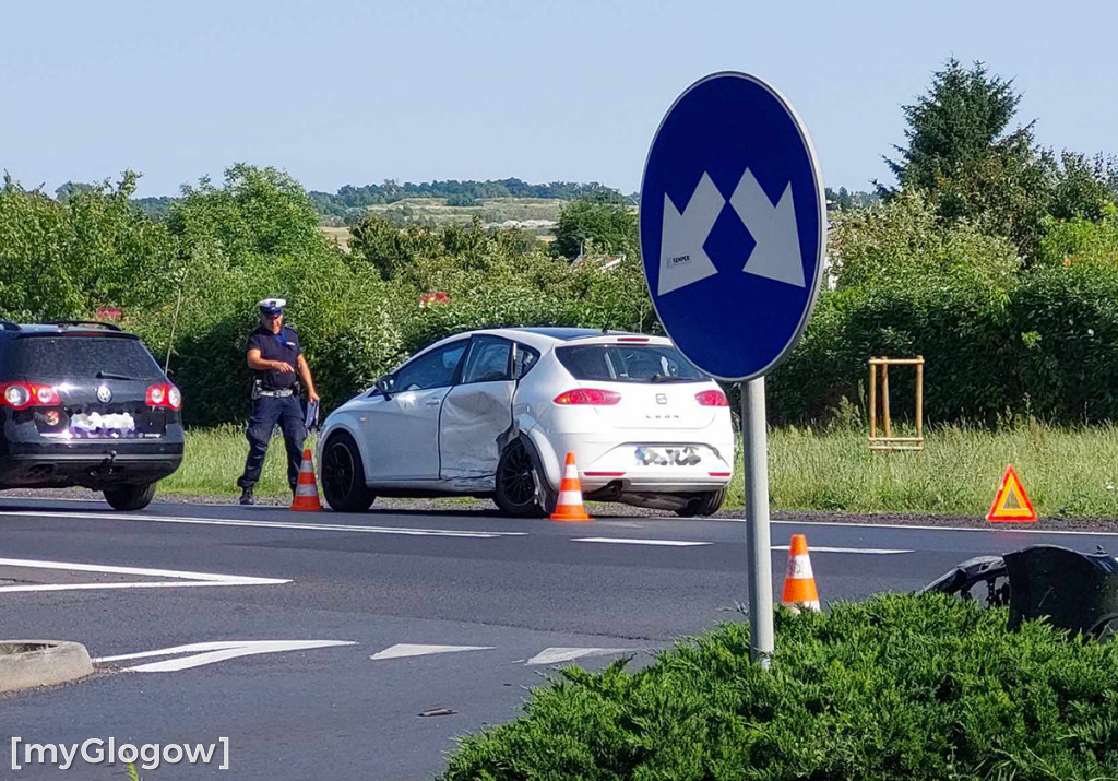 Kolizja na krzyżówce Gwiaździstej i Piłsudskiego