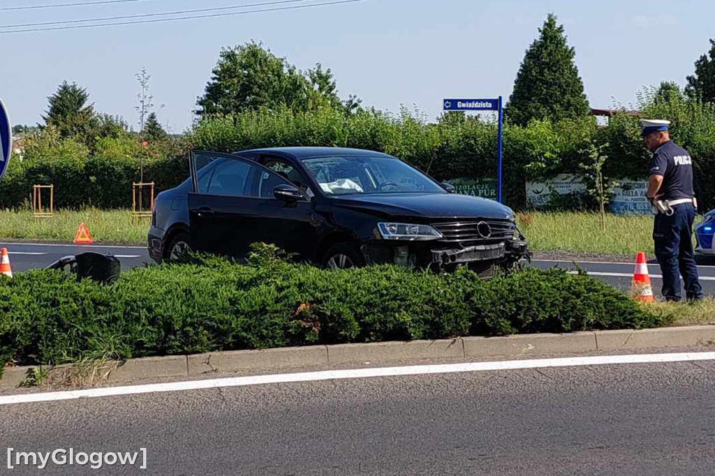 Kolizja na krzyżówce Gwiaździstej i Piłsudskiego