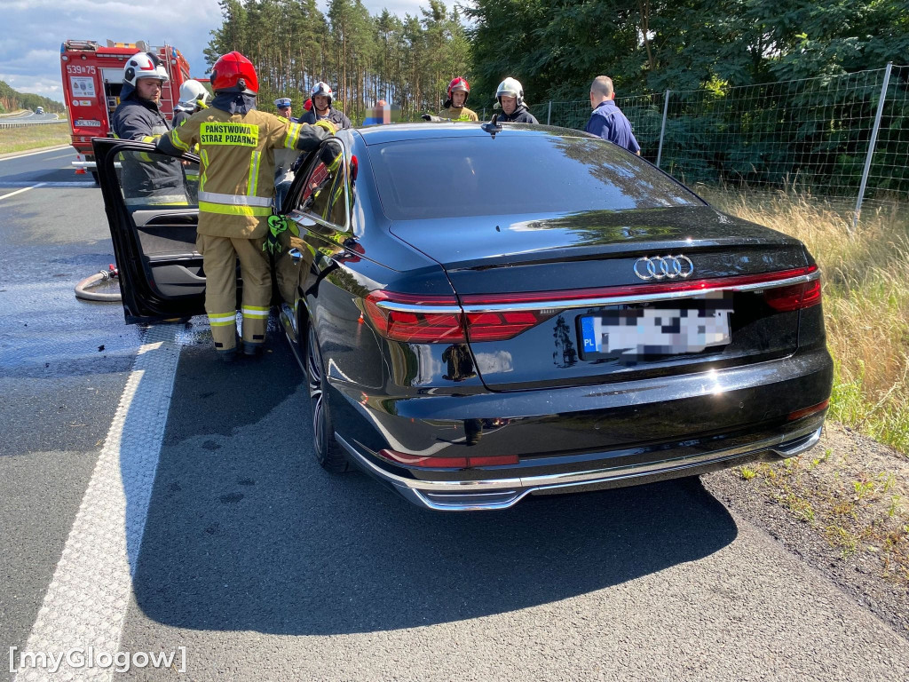 Wypadek na S3 w Radwanicach
