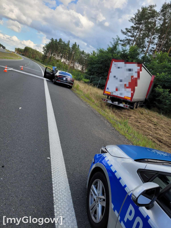 Wypadek na S3 w Radwanicach