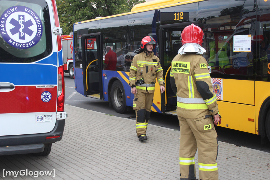 Mężczyżna zasłabł w autobusie miejskim w Głogowie