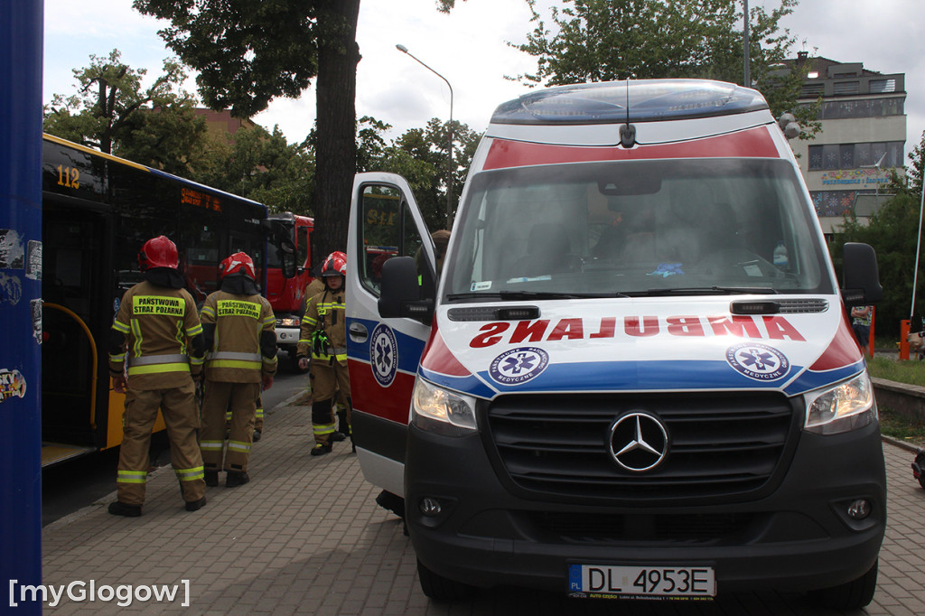 Mężczyżna zasłabł w autobusie miejskim w Głogowie