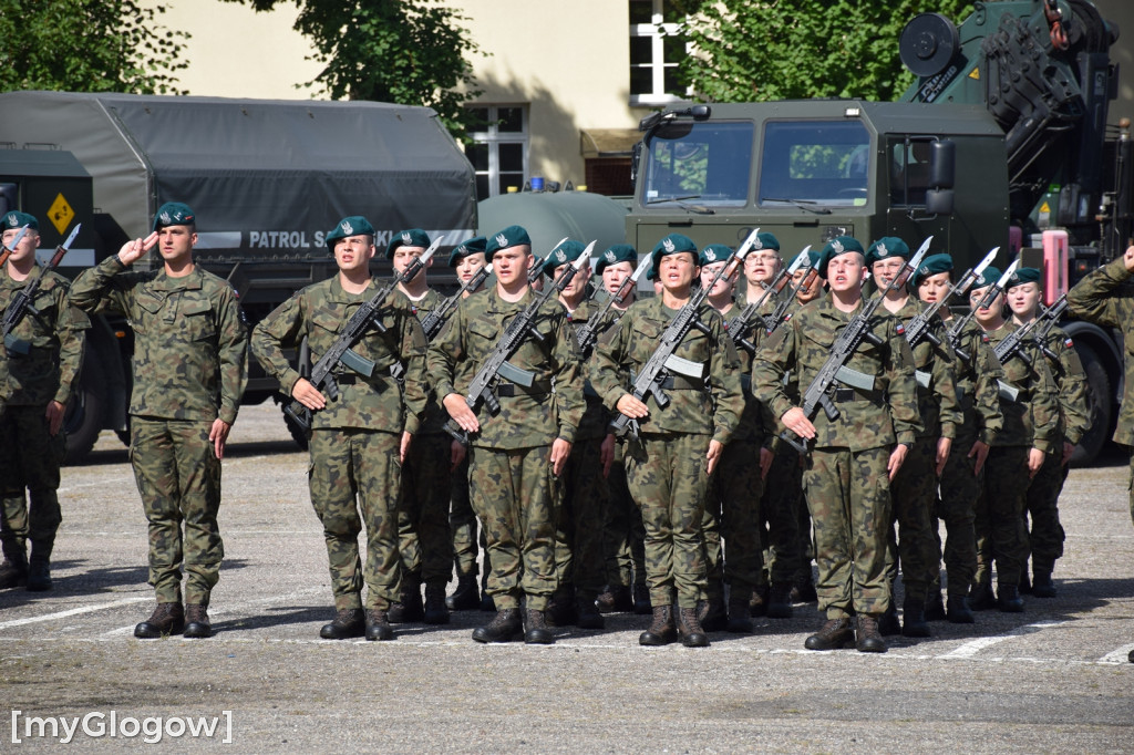 Przysięga żołnierzy z 4. Batalionu Inżynieryjnego