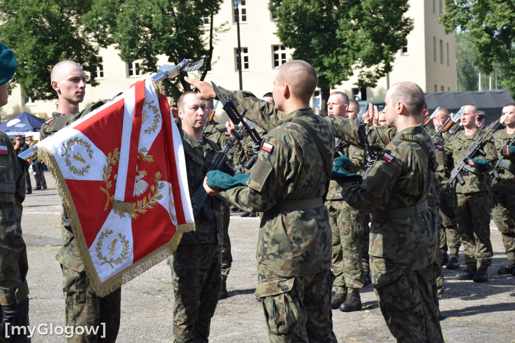 Przysięga żołnierzy z 4. Batalionu Inżynieryjnego