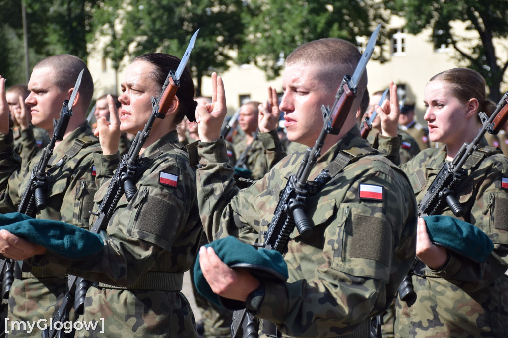 Przysięga żołnierzy z 4. Batalionu Inżynieryjnego