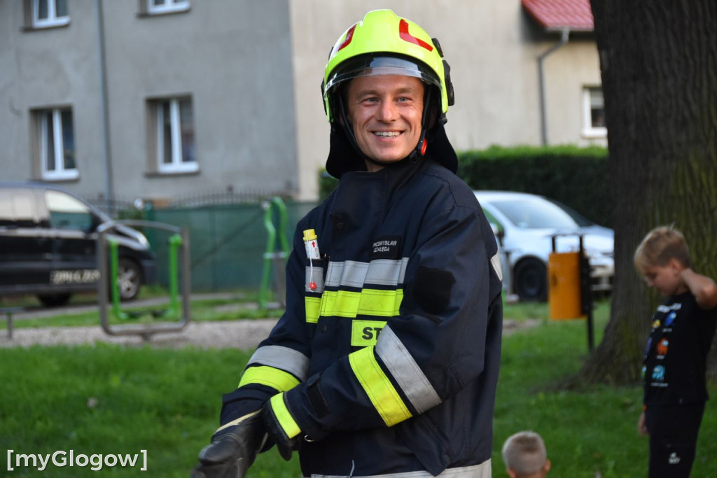 Powitanie wozu strażackiego OSP w Grochowicach
