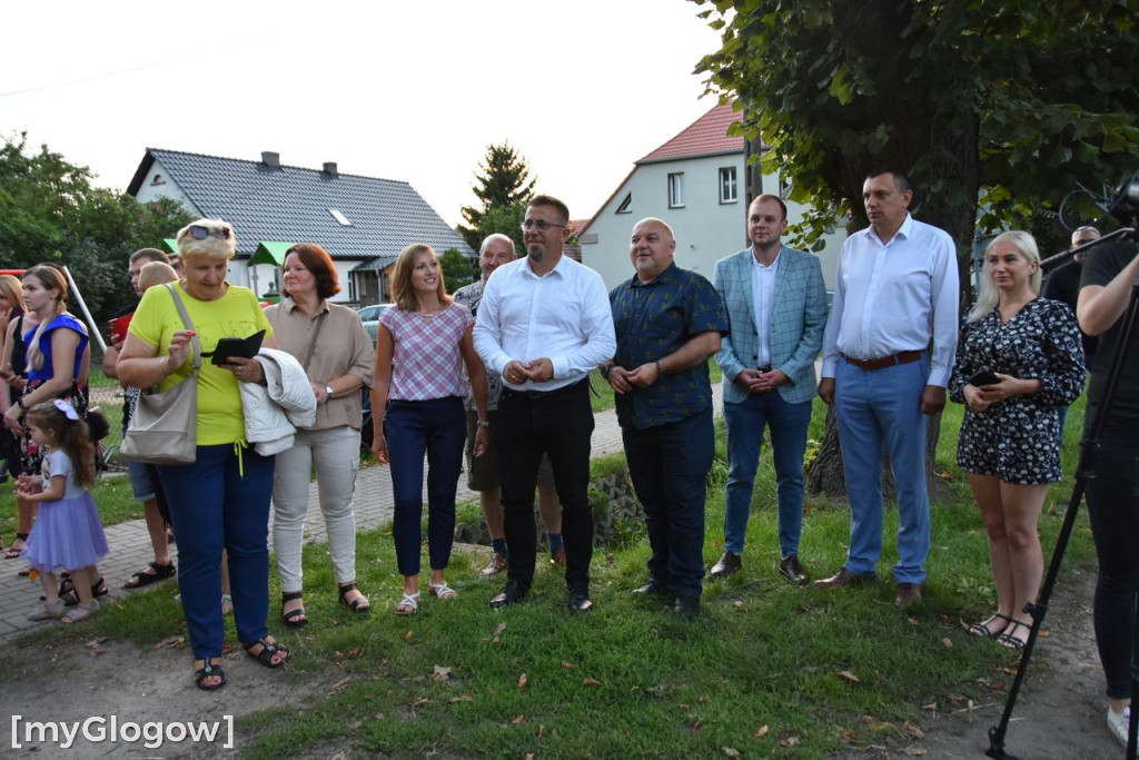 Powitanie wozu strażackiego OSP w Grochowicach