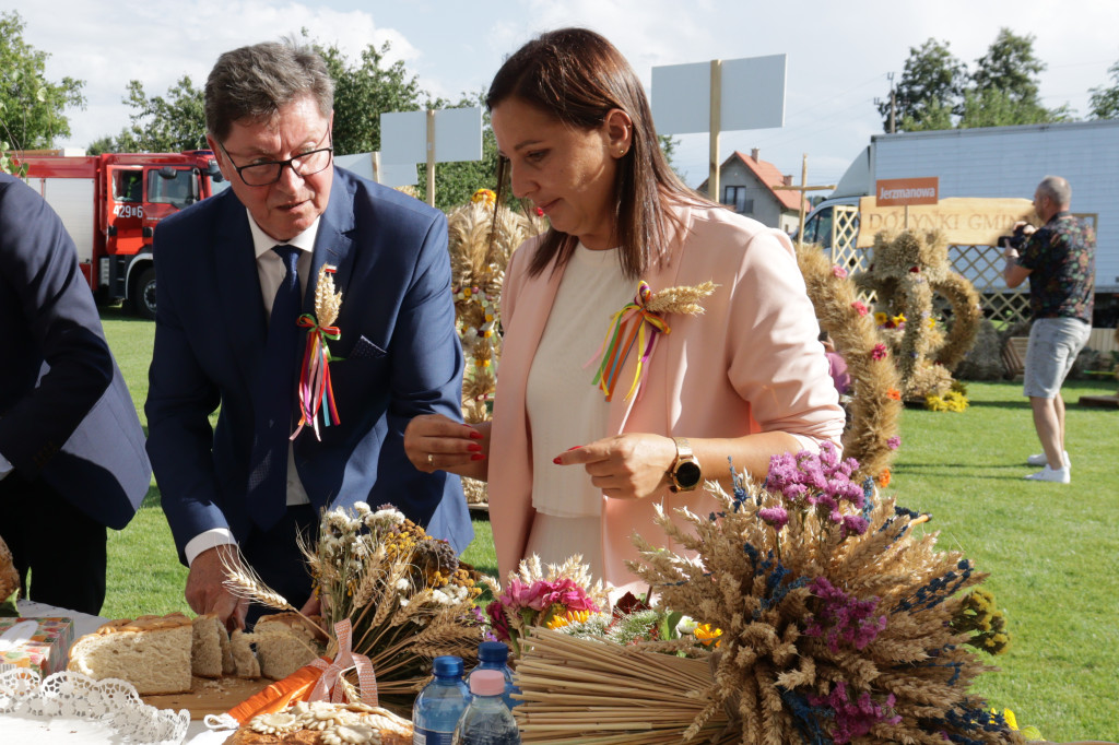 Dożynki gminy Jerzmanowa w Łagoszowie Małym