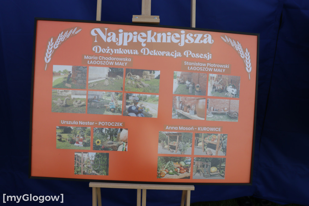 Dożynki gminy Jerzmanowa w Łagoszowie Małym