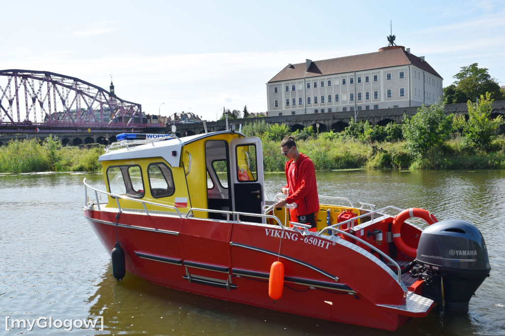 Nowa łódź Viking u ratowników z WOPR Głogów