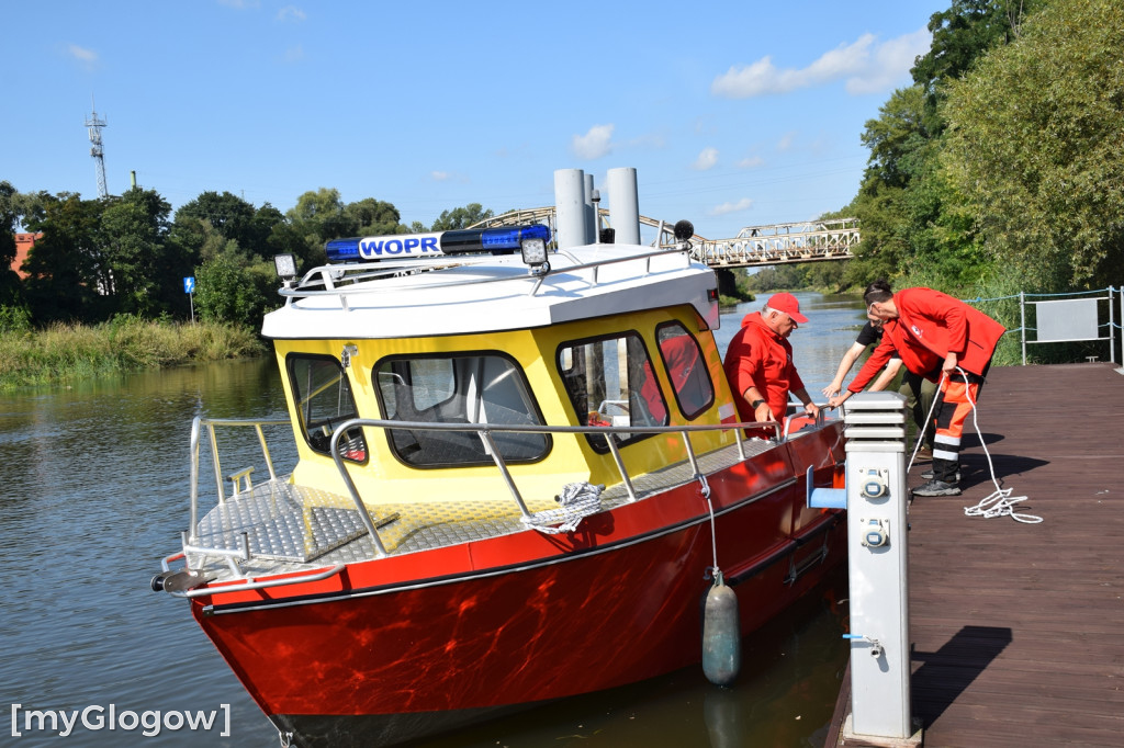 Nowa łódź Viking u ratowników z WOPR Głogów
