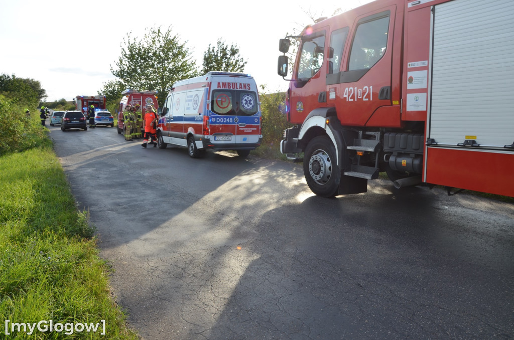 Wypadek między Szczyglicami a Turowem pod Głogowem