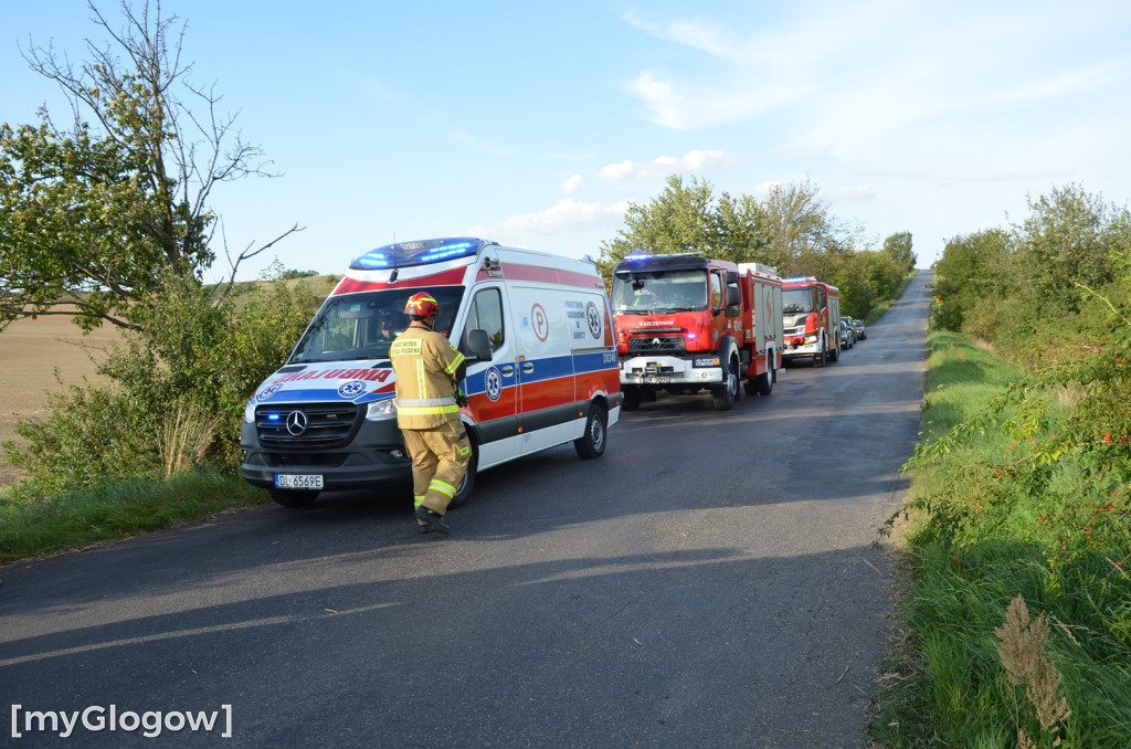 Wypadek między Szczyglicami a Turowem pod Głogowem